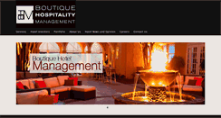 Desktop Screenshot of boutique-hospitality.com